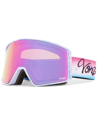 VZ Velo Goggle - White/Smoke Pink Chrome 2024