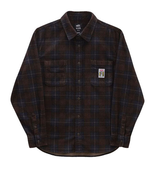 Vans Ave Long Sleeve Woven - Demitasse