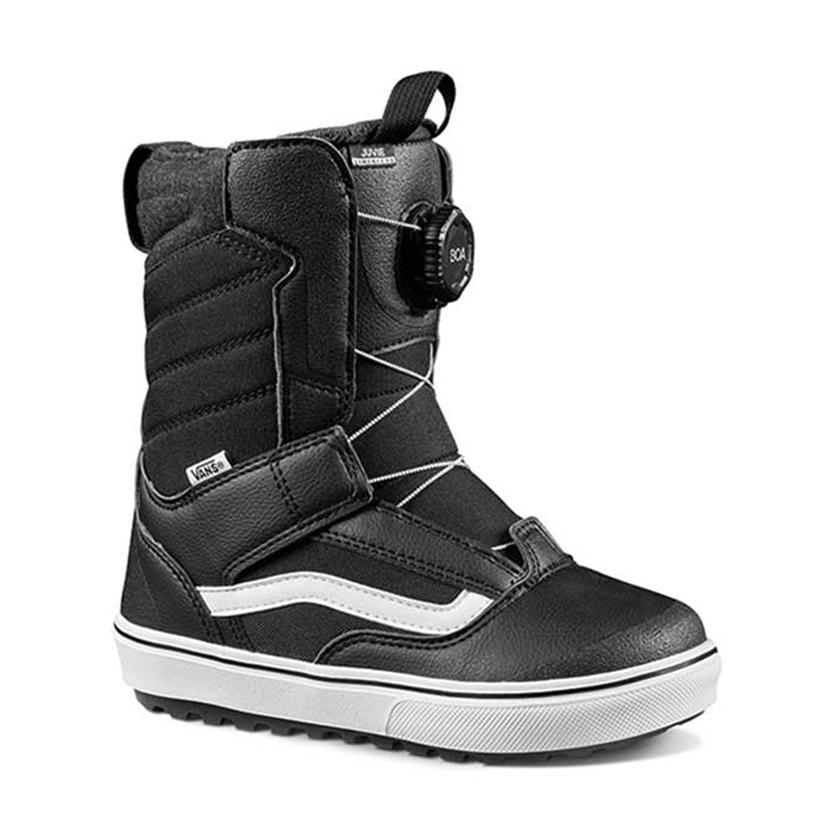 Vans Kids' Juvie Linerless Boot Black/White 2025