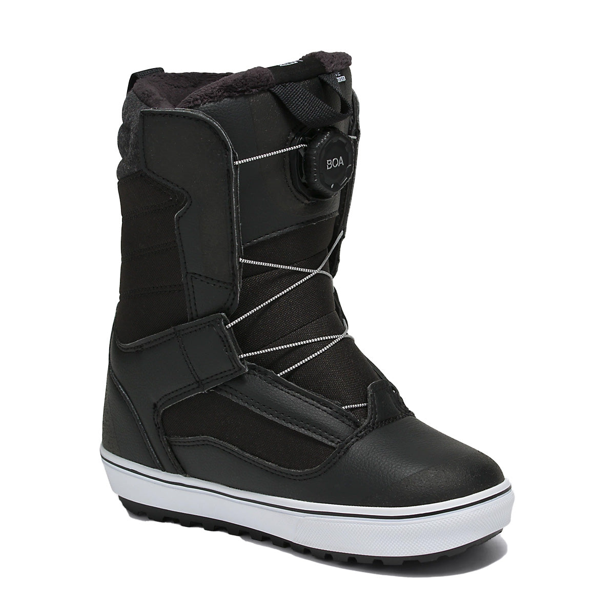 Vans Kids' Juvie Linerless Boot Black/White 2025