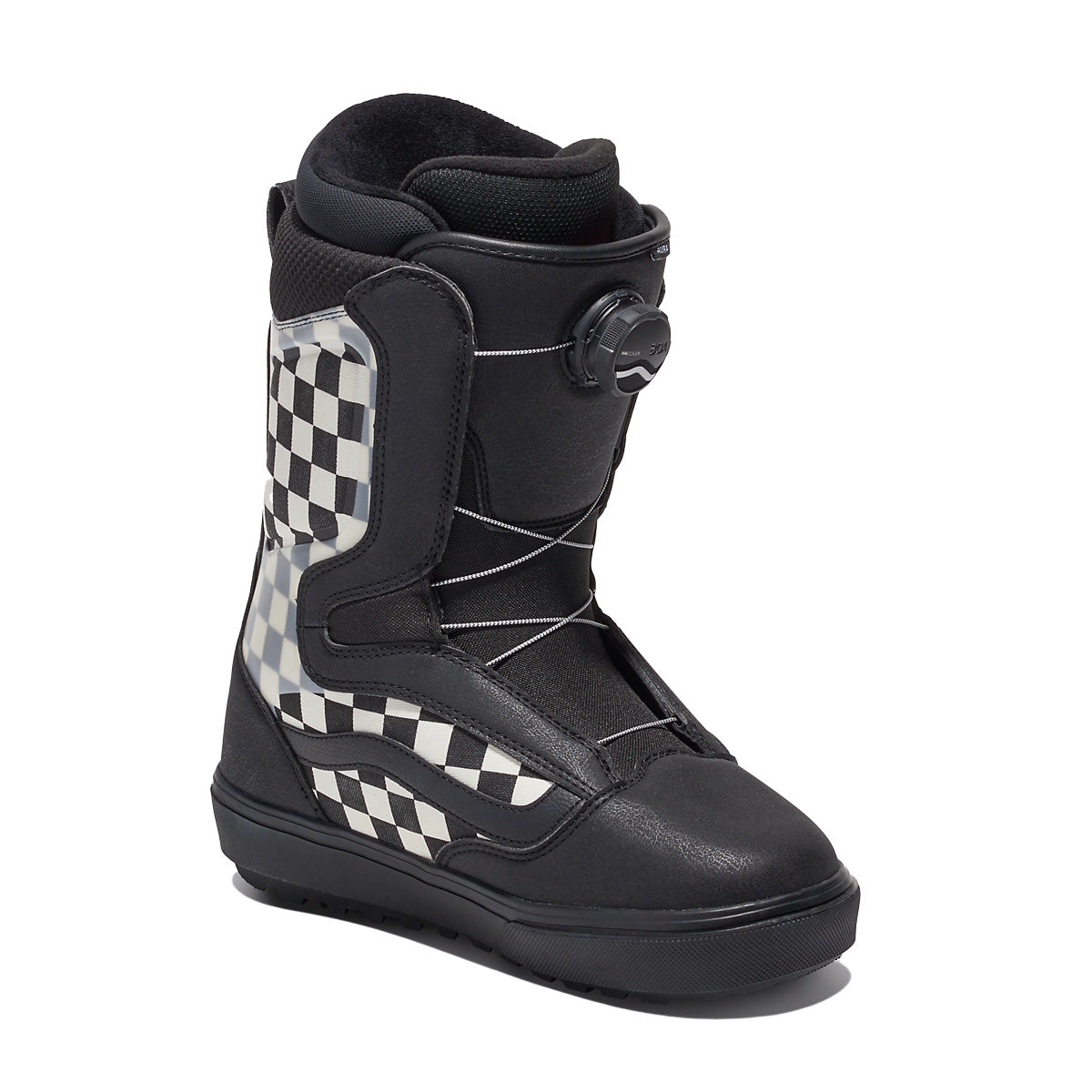 Vans Aura OG Snowboard Boots 2025 Black Checkerboard 9