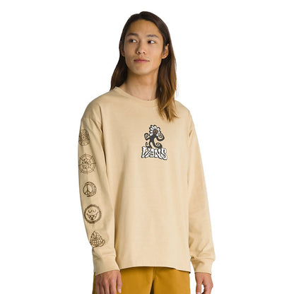 Vans Off The Wall Skate Classics Long Sleeve T-Shirt - Taos Taupe