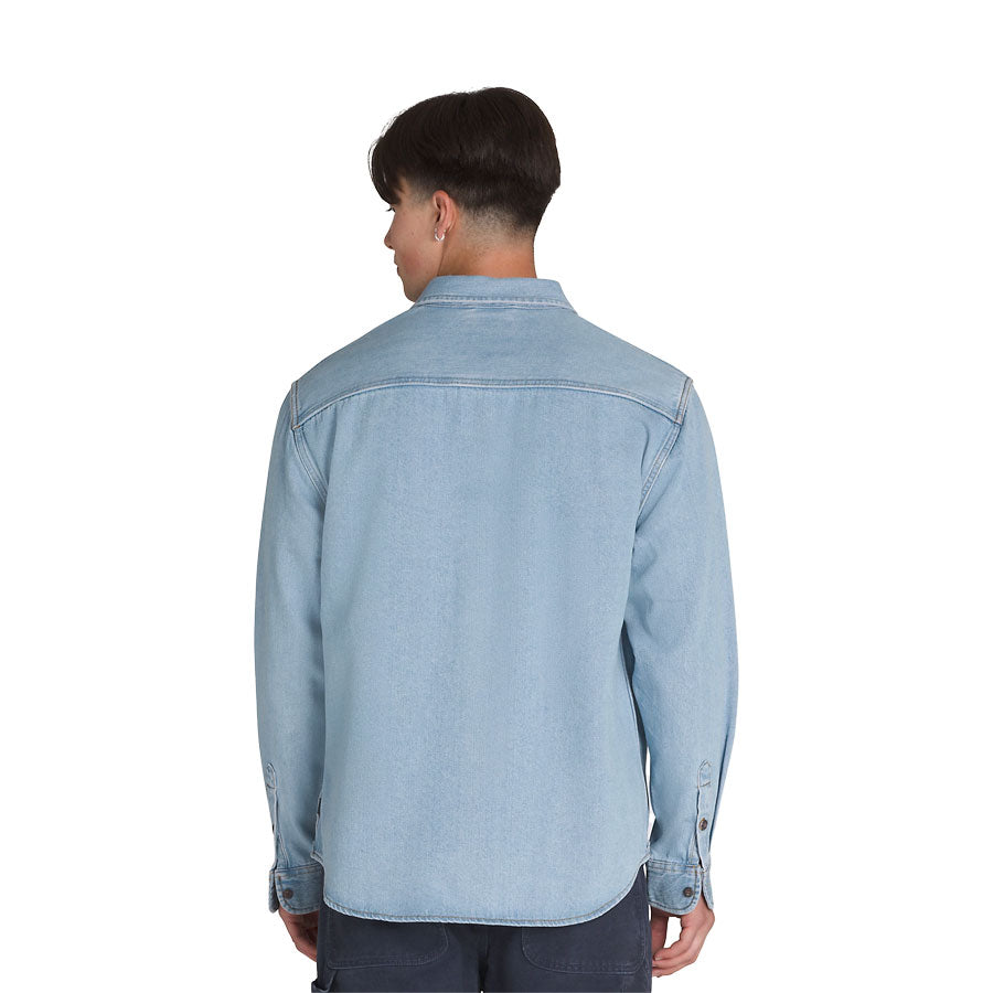 Vans Palmhill Denim Long Sleeve Woven Shirt - Faded Denim