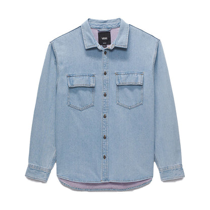 Vans Palmhill Denim Long Sleeve Woven Shirt - Faded Denim