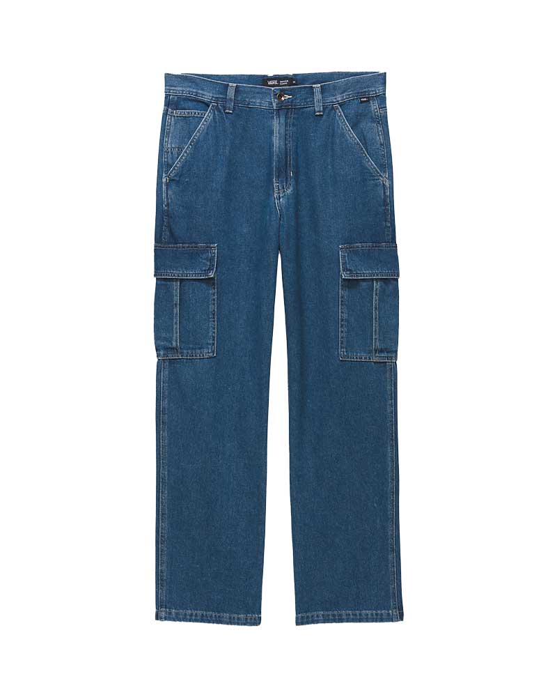 Vans Service Cargo Loose Denim Pant - Vintage Indigo