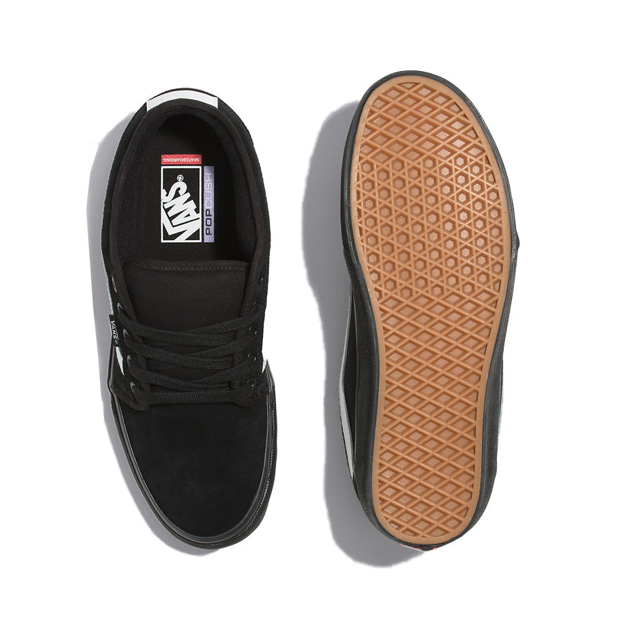 Vans Skate Chukka Low Sidestripe - Black/Black/White