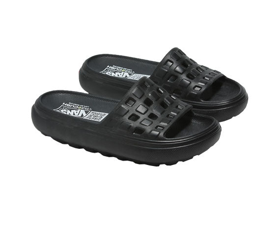 Black slide in vans hotsell