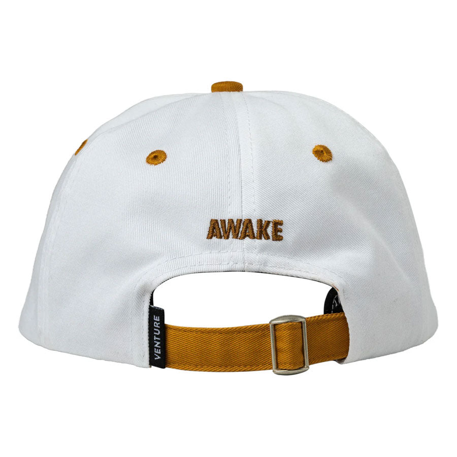 Venture Emblem Strapback - White/Khaki