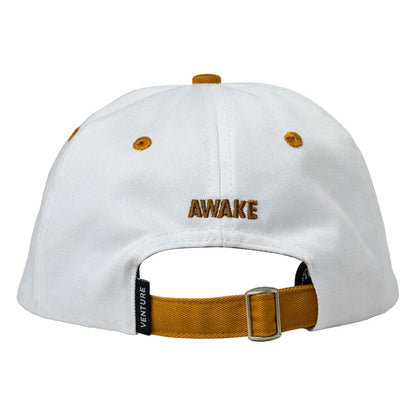 Venture Emblem Strapback - White/Khaki