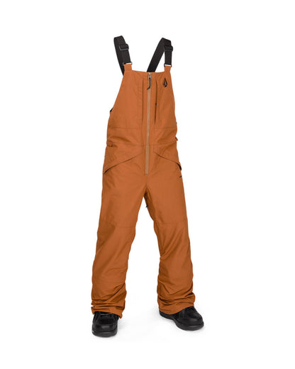 Volcom Kids' Barkley Ins Bib Overall Caramel 2025