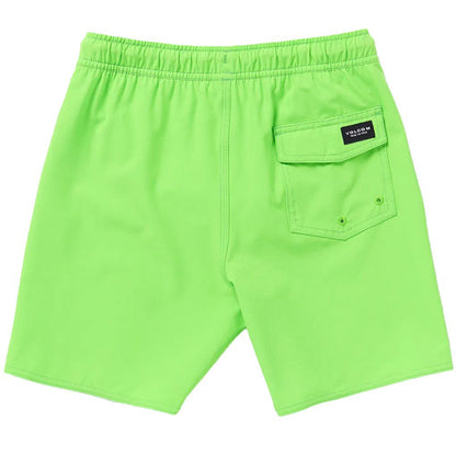 Volcom Kids' Lido Solid Trunk Electric Green