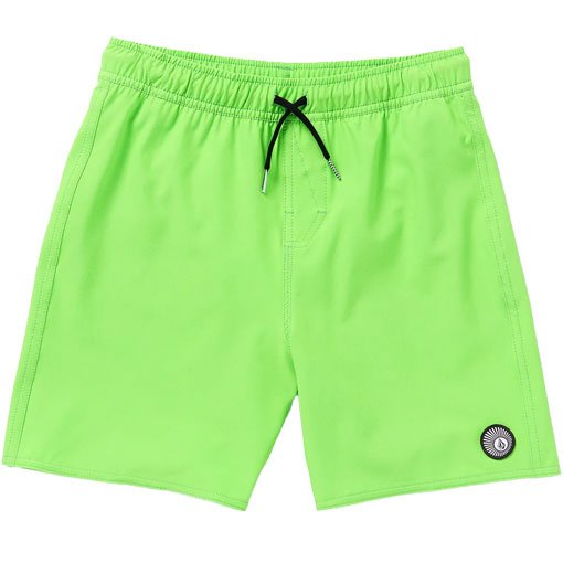 Volcom Kids' Lido Solid Trunk Electric Green