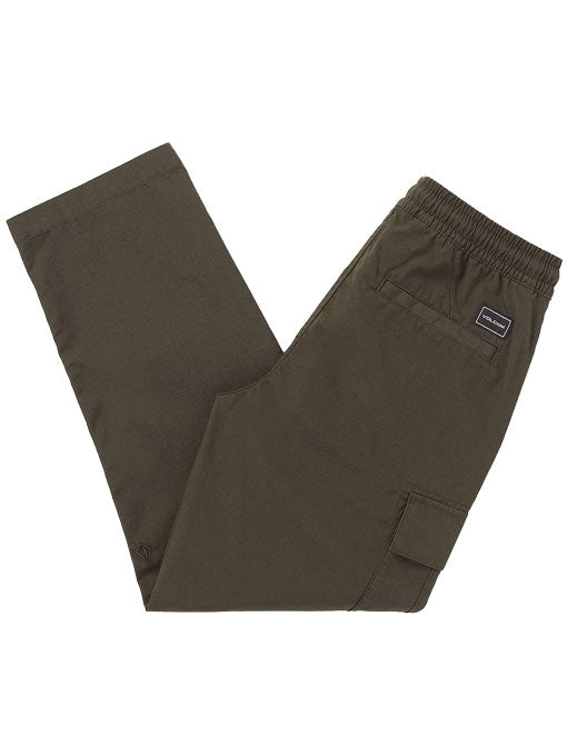 Volcom Kids' March Cargo Elastic Waist Pant Wren