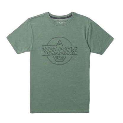 Volcom Kids' Stone Liner T-Shirt Fir Green Heather