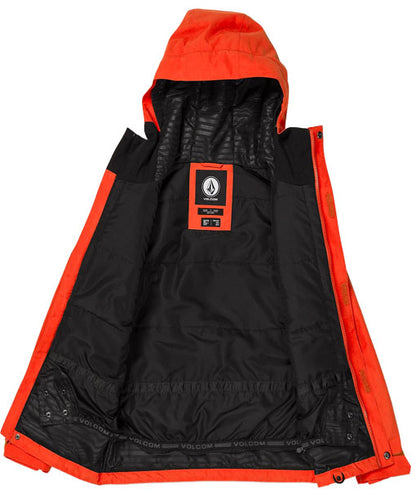 Volcom Kids' Stone.91 Ins Jacket Orange Shock 2024