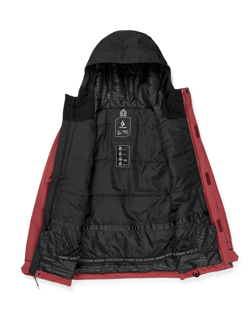 Volcom Kids' Stone.91 Ins Jacket Redwood 2025