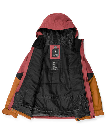 Volcom Kids' Vernon Ins Jacket Redwood 2025