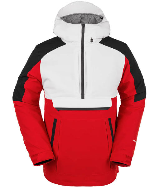 Volcom Men's Brighton Pullover Jacket Red 2024