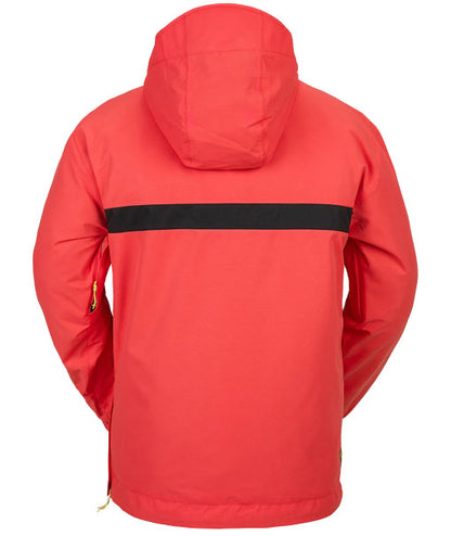 Volcom Men's Longo Pullover Jacket Orange 2024