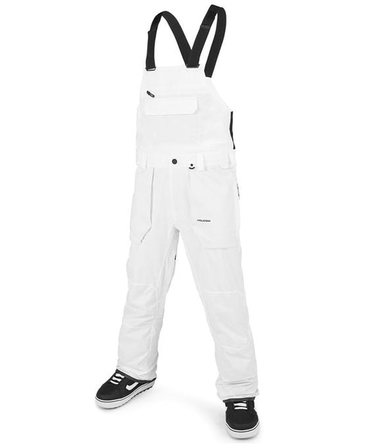 Volcom Men's Roan Bib Overall Pant White 2024