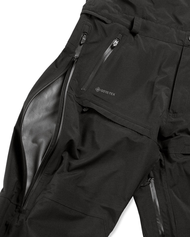 Volcom Men's 3L Gore-Tex Bib Overhauler Pant Black 2025