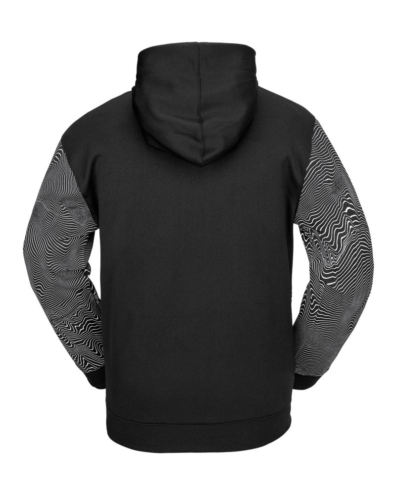 Volcom Men's Hydro Riding Hoodie Black Print 2025