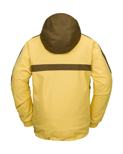 Volcom Men's Longo 20K Pullover Jacket Dark Yellow 2025