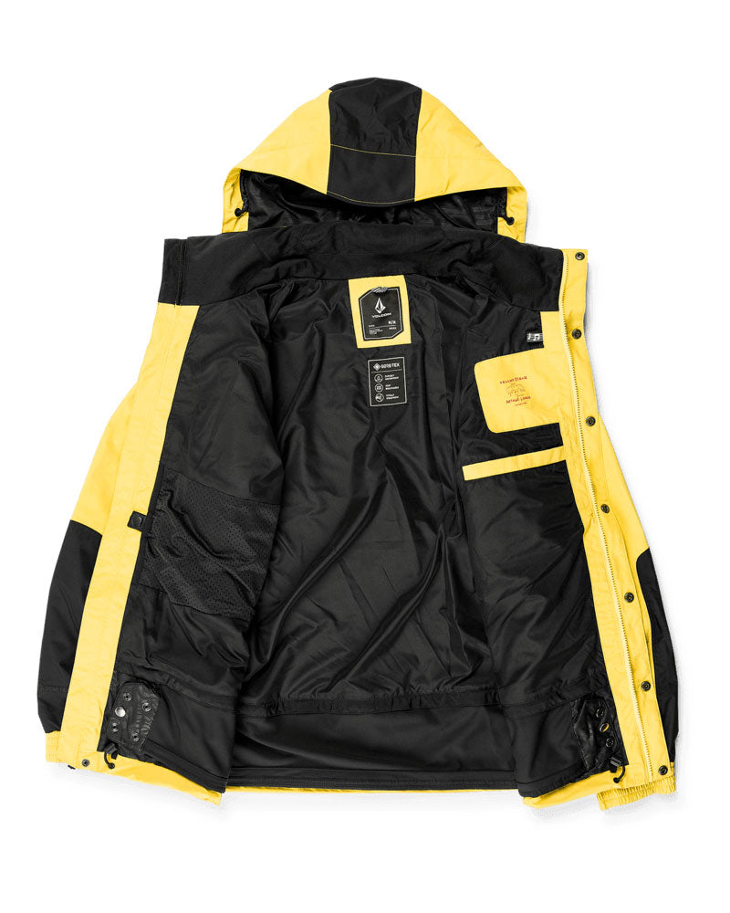 Volcom Men's Longo Gore-Tex Jacket Dark Yellow 2025