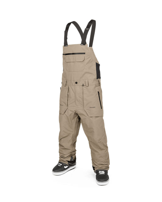 Volcom Men's Rain Gore-Tex Bib Pant Chestnut Brown 2025