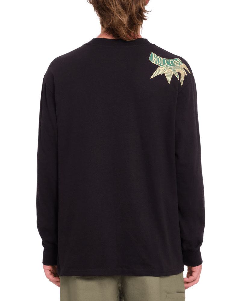 Volcom Men's TT B Iguchi Long Sleeve T-Shirt Black 2025