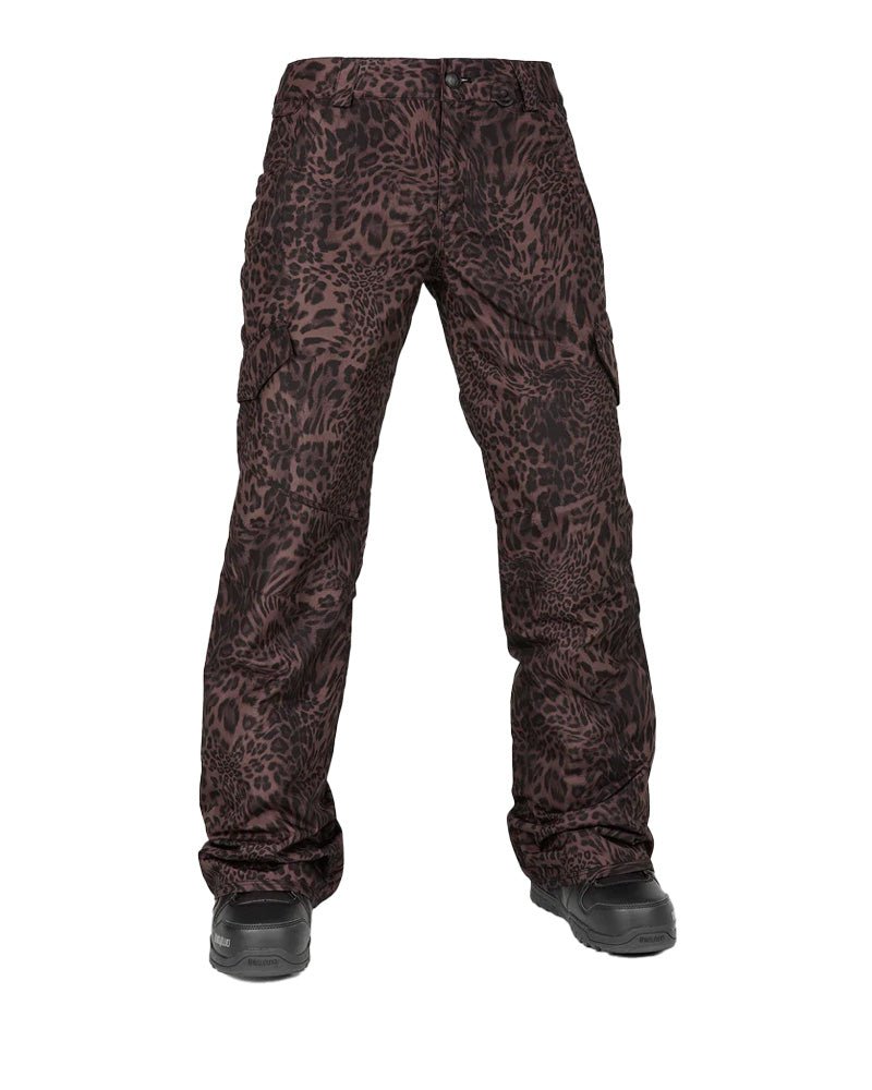 Volcom Women's Bridger Ins Pant Leopard Smp 2025