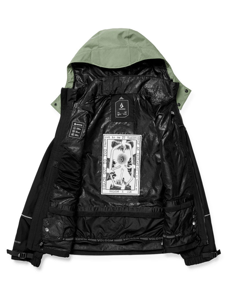 Volcom Women's Dlm Gore-Tex Jacket Black 2025