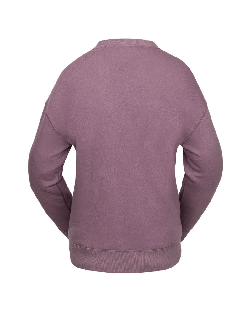 Volcom Women's Essential Crew Dusty Lavender 2025