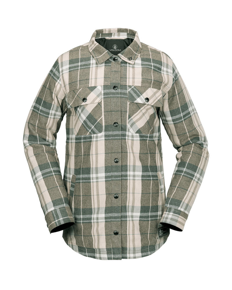 Volcom Women's Ins Riding Flannel Sand 2025