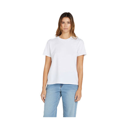 Volcom Women's One Of Each BF T-Shirt White