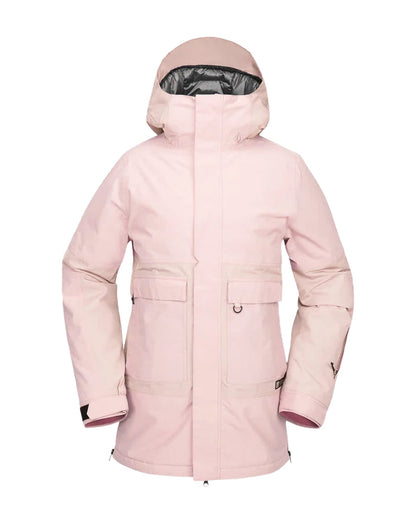 Volcom Women's Paxson 2L Tds Inf Parka Adobe Rose Smp 2025