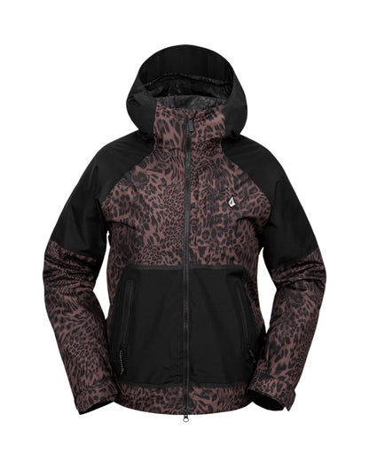 Volcom Women's Revna 20K Shell Jacket Leopard 2025