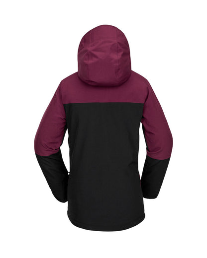 Volcom Women's Shelter 3D Stretch Jacket Burgundy 2025