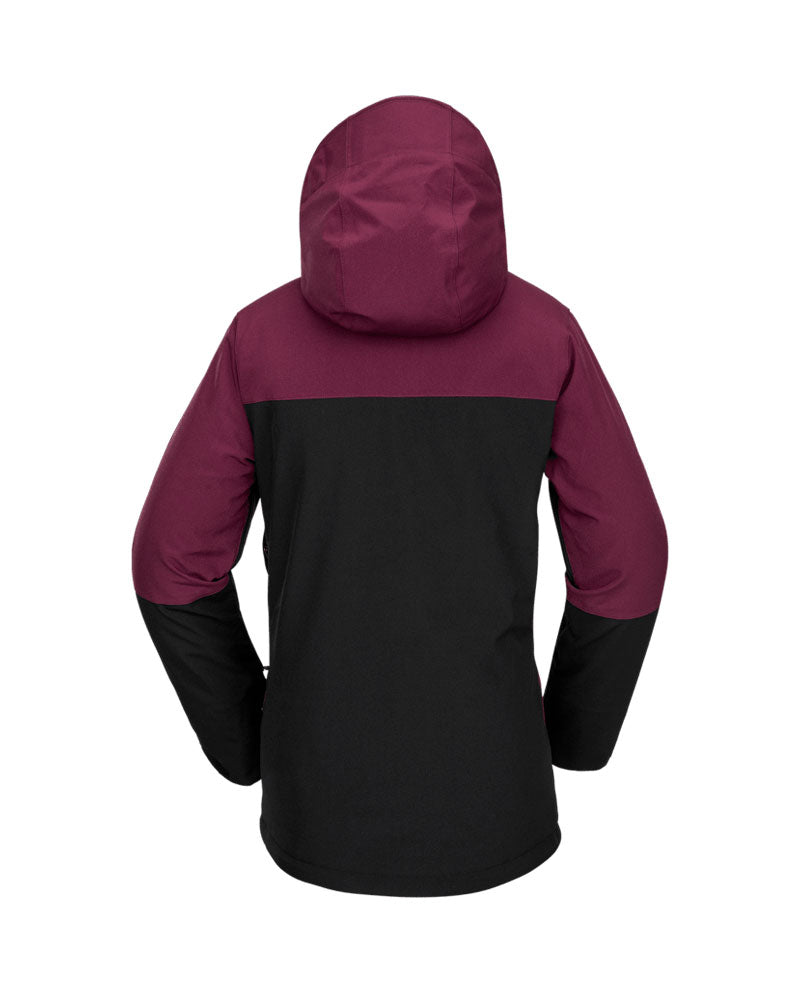 Volcom Women's Shelter 3D Stretch Jacket Burgundy Smp 2025