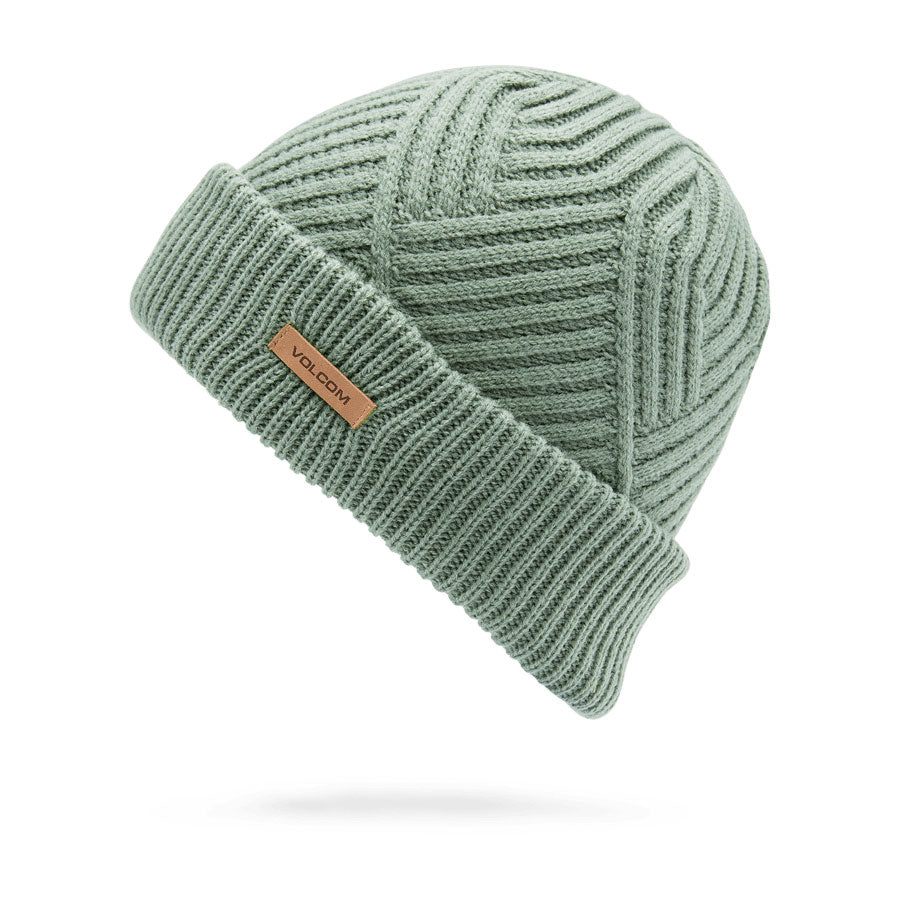 Volcom Women's Stone Knit Beanie Lichen Green 2025