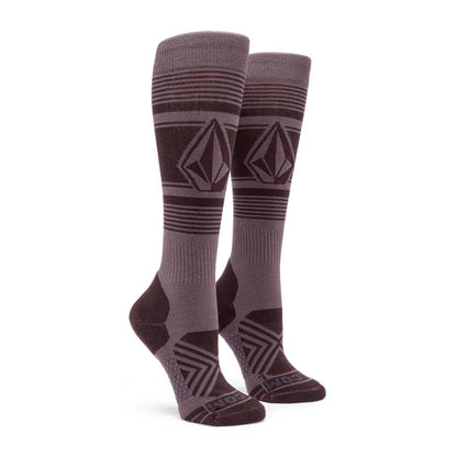 Volcom Women's Stone Lines Otc Sock Dusty Lavender 2025