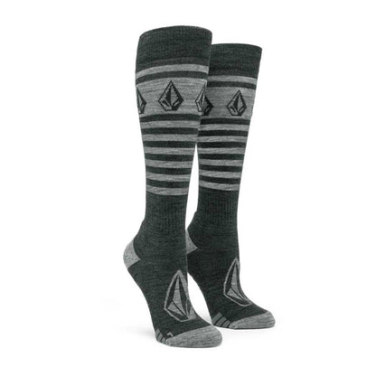 Volcom Women's Striker Wool Blend Otc Sock Black 2025