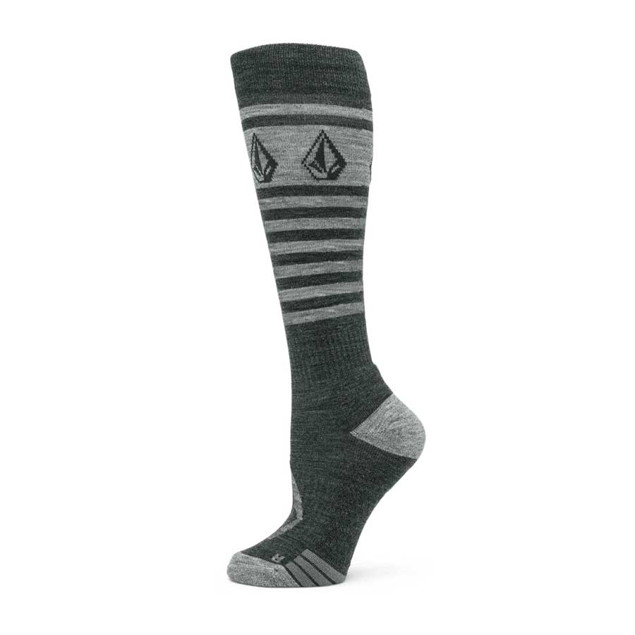 Volcom Women's Striker Wool Blend Otc Sock Black 2025