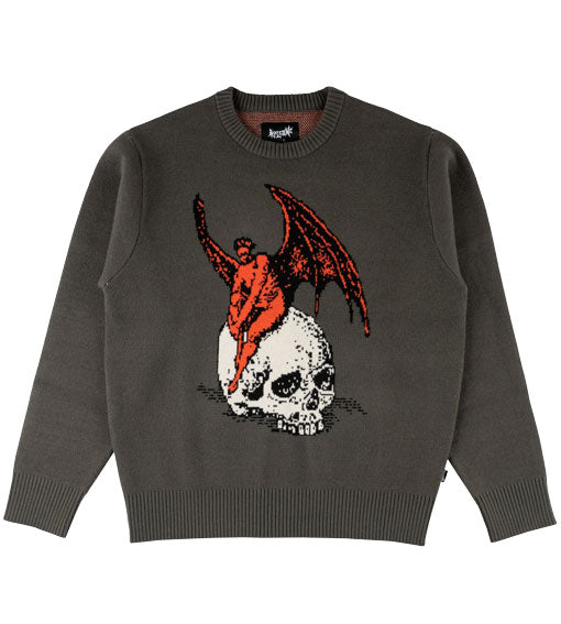 Welcome Nephilim Knit Sweater - Grey