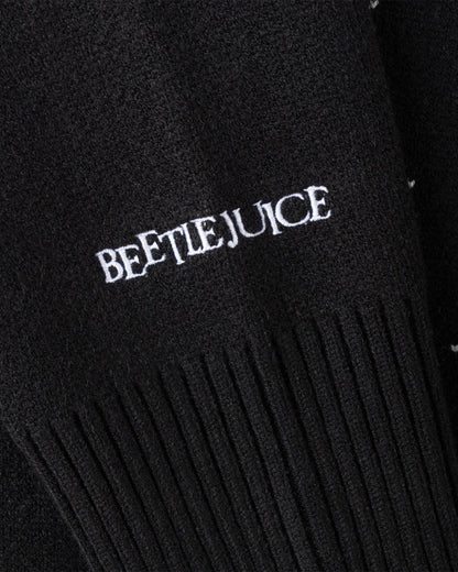 Welcome  X Beetlejuice Lydia Knit Sweater - Black