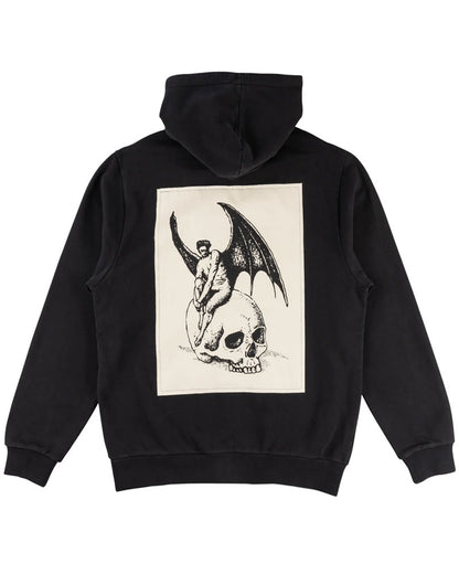 Welcome Nephilim Pigment-Dyed Zip Hoodie - Black