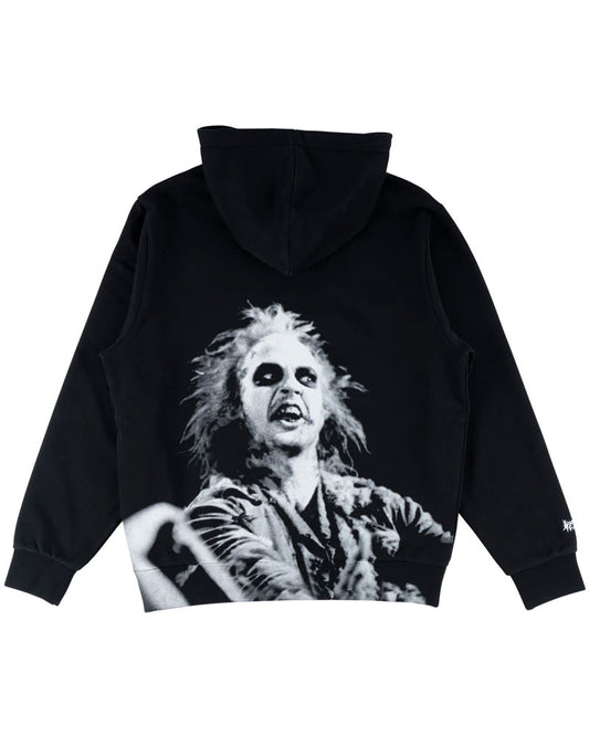 Welcome  X Beetlejuice Qualified Hooded Swearshirt - Black