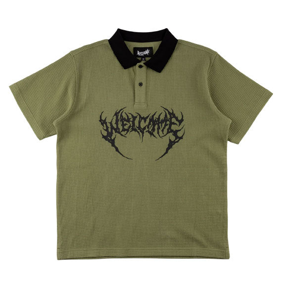Welcome Sharp S/S Thermal Polo - Olive