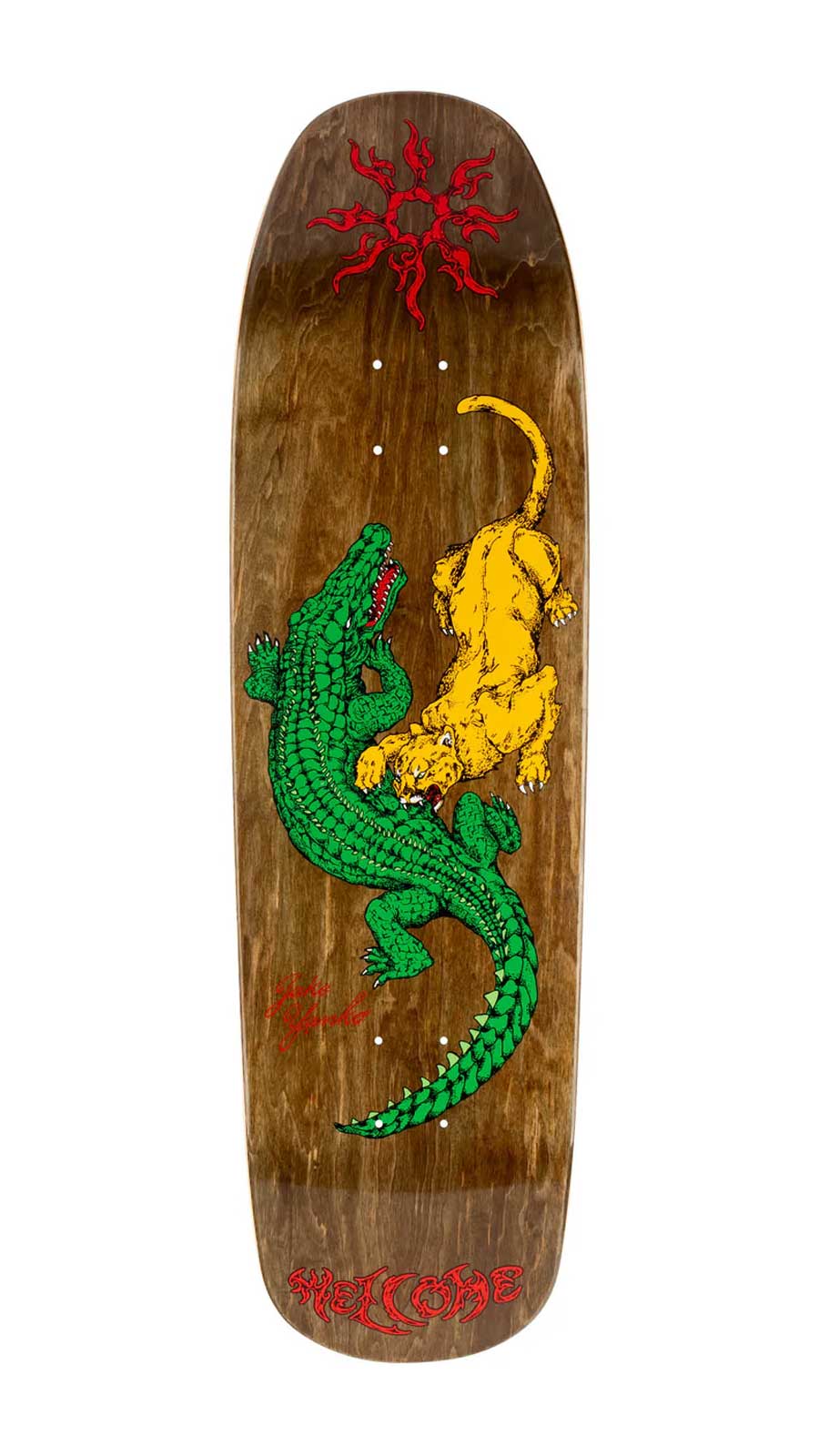 Welcome Swamp Fight Jake Yanko Panther Deck 9"