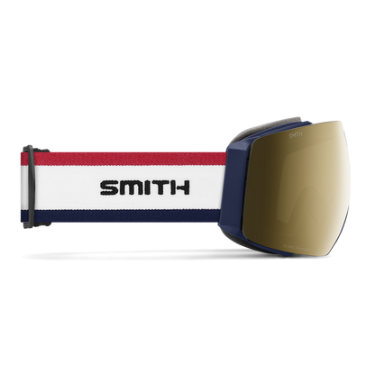 Smith I/O Mag Goggle - Sun Valley Archive/ChromaPop Sun Black Gold Mirror + Bonus Lens 2024